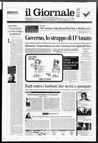 Il giornale : quotidiano del mattino